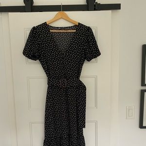 Zara MIDI Dress, polka dot pattern